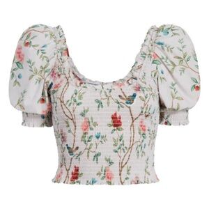 Hill house Aiko top size M Diane Hill artist series grand millennial